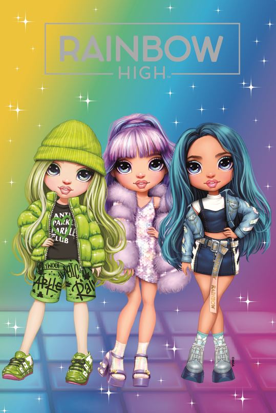 Teczka z gumką RAINBOW HIGH A4 Teczka z gumką RAINBOW HIGH A4 - obrazek 1