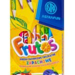 Kredki ołówkowe zapachowe trójkątne ASTRA FRUTOS - 12 kolorów