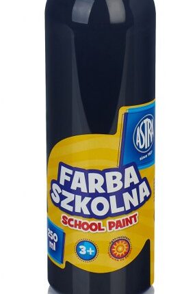 Farba szkolna Astra 250 ml - czarna