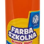 Farba szkolna Astra 1000 ml - pomarańczowa