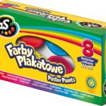 Farby plakatowe AS 8 kol x 20 ml