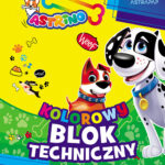 Blok kolorowy barwiony w masie ASTRAPAP A4 170g 10 ark "Astrino"