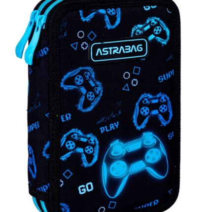 Piórnik podwójny bez wyposażenia ASTRABAG GO PLAYING, AC2