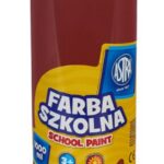 Farba szkolna Astra 1000 ml - brązowa