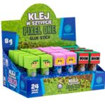 Klej w sztyfcie z nakładkami 3D Pixel PVP ASTRA 8 g