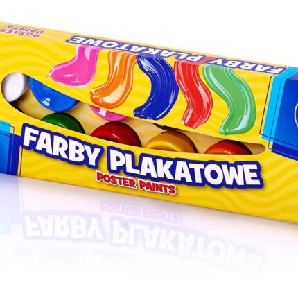 Farby plakatowe Astra 12 kol x 10 ml PREMIUM BOX