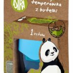 Temperówka z butelki, 2 otwory, metalowe ostrze ECO Astra, blister eco 1 szt.