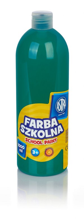 Farba szkolna Astra 1000 ml - szmaragdowa Farba szkolna Astra 1000 ml - szmaragdowa - obrazek 1