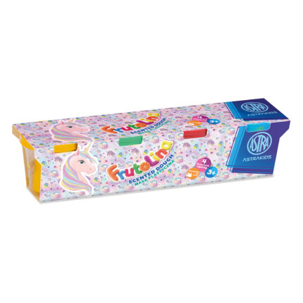 Masa plastyczna Jednorożec Frutolina ASTRA FUN 4 szt x 100 g