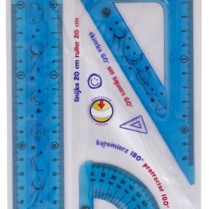 Zestaw geometryczny Flexi 3 elementy