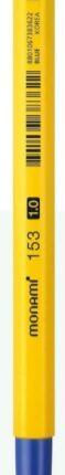 Długopis plastikowy 1,0 mm BP 153 MONAMI niebieski tusz - 50 szt. box