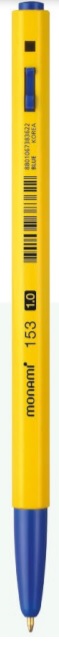 Długopis plastikowy 1,0 mm BP 153 MONAMI niebieski tusz - 50 szt. box Długopis plastikowy 1,0 mm BP 153 MONAMI niebieski tusz - 50 szt. box - obrazek 1