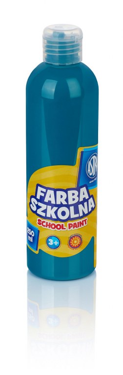 Farba szkolna Astra 250 ml - turkusowa Farba szkolna Astra 250 ml - turkusowa - obrazek 1