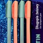 Długopis kulkowy ze skuwką 0,7 mm ASTRAPEN Satin - 4 szt. blister