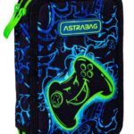 Piórnik podwójny z wyposażeniem ASTRABAG GAMING, AC21