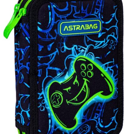 Piórnik podwójny z wyposażeniem ASTRABAG GAMING, AC21