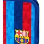 Piórnik pojedynczy dwuklapkowy bez wyposażenia FC BARCELONA, AC1