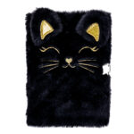 Pamiętnik z kłódką ASTRAPAP FLUFFY KITTY BLACK A5 96k