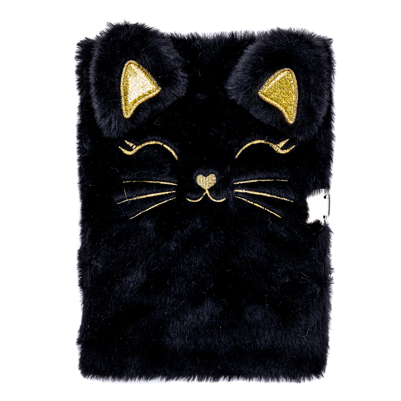 Pamiętnik z kłódką ASTRAPAP FLUFFY KITTY BLACK A5 96k Pamiętnik z kłódką ASTRAPAP FLUFFY KITTY BLACK A5 96k - obrazek 1