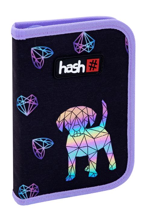 Piórnik pojedynczy jednoklapkowy bez wyposażenia HASH BEST FRIEND, AC8 Piórnik pojedynczy jednoklapkowy bez wyposażenia HASH BEST FRIEND, AC8 - obrazek 1