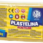 Plastelina Astra 1 kg brązowa jasna