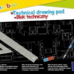 Blok techniczny GIMBOO, A4, 10 kart., 150gsm, czarny