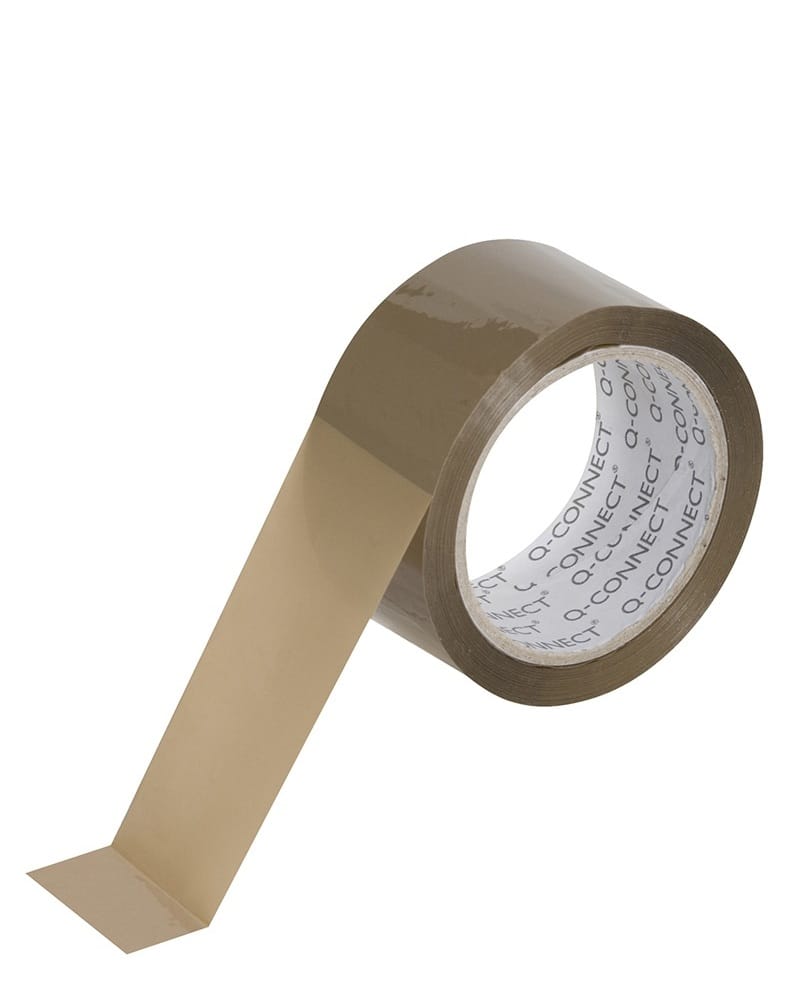 pbs4825 Taśma pakowa Q-CONNECT, 48mm, 50y, brązowa (opakowanie 6 szt.) - obrazek 1
