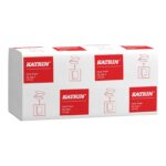 KATRIN 65944 - ręczniki ZZ białe 20x150 listków