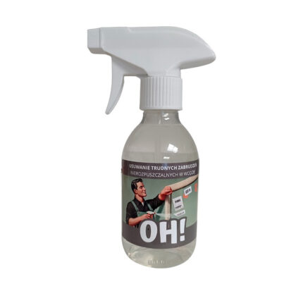 OH! - ZMYWACZ TRUDNYCH ZABRUDZEŃ SPRAY 250ml klej smoła tusz